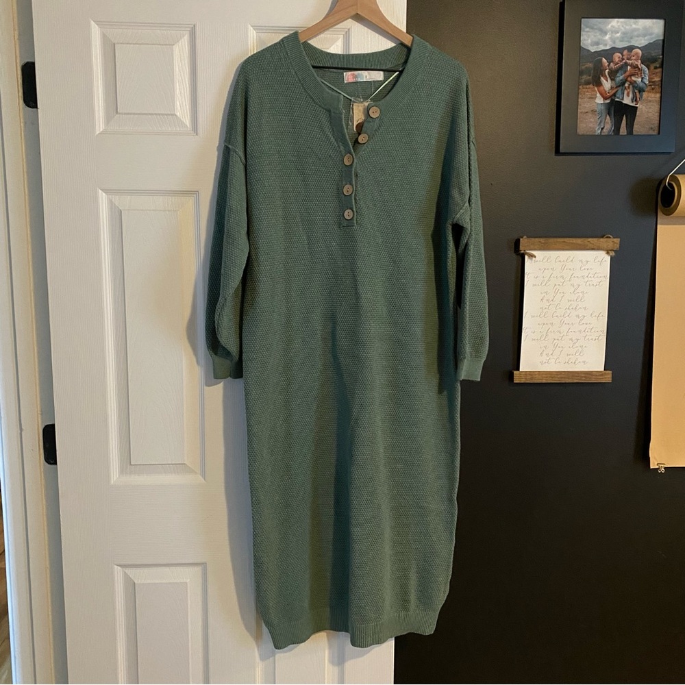 Free People Hailee Sweater Midi Dress